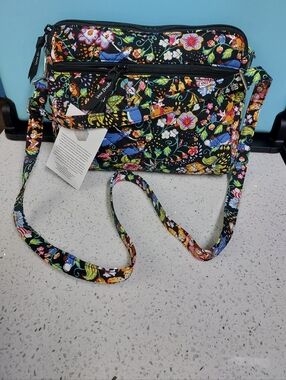 Vera Bradley Triple Compartment Crossbody Disney Classics On The Green NWT